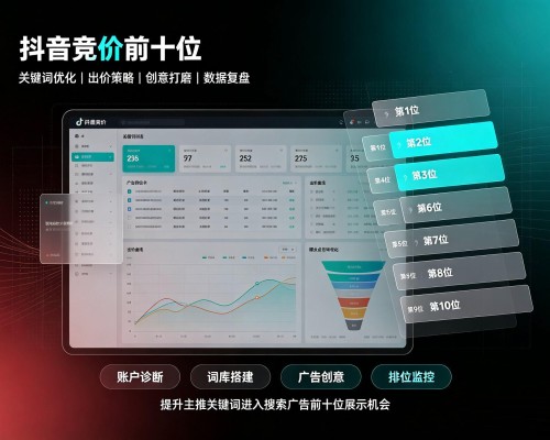 贡嘎抖音搜索竞价